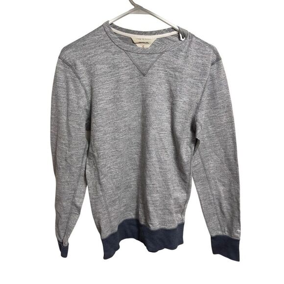 Rag & Bone Sweater Mens S Small Grey Crew Handmade In Peru Raglan Sweatshirt